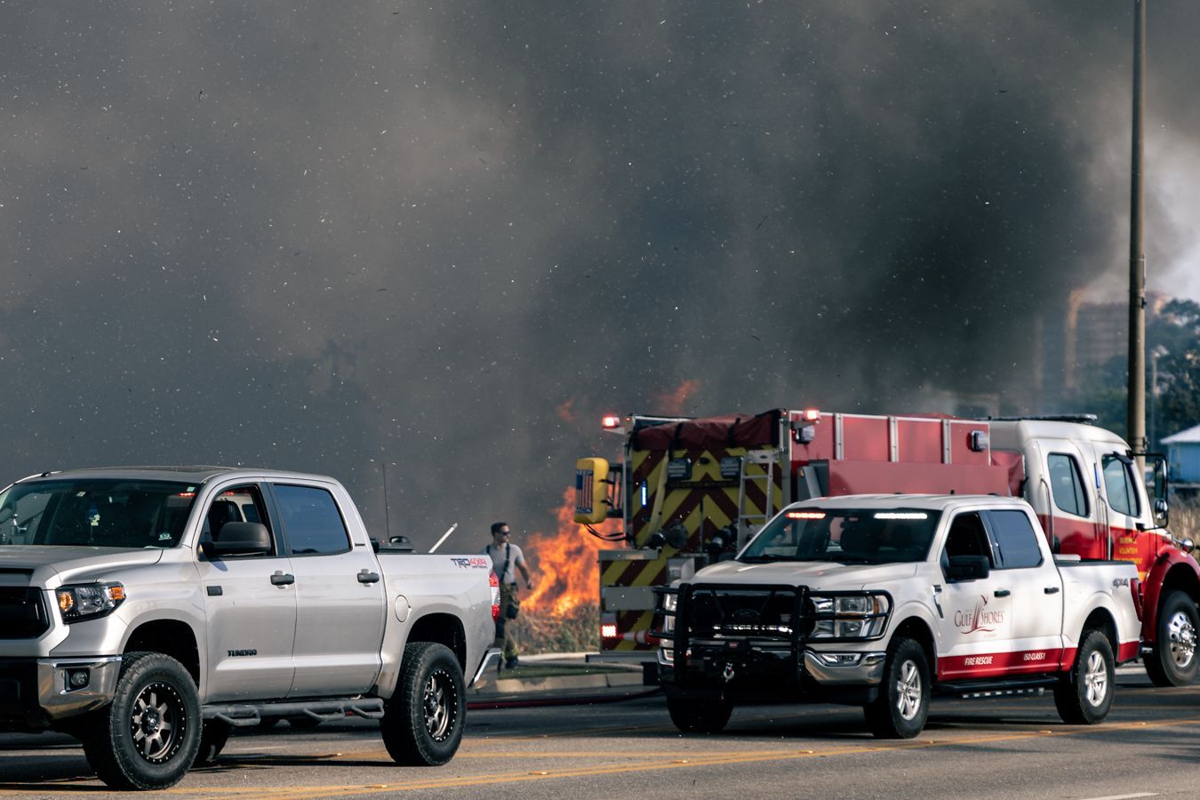 Gulf State Park Fire on March 24, 2026.