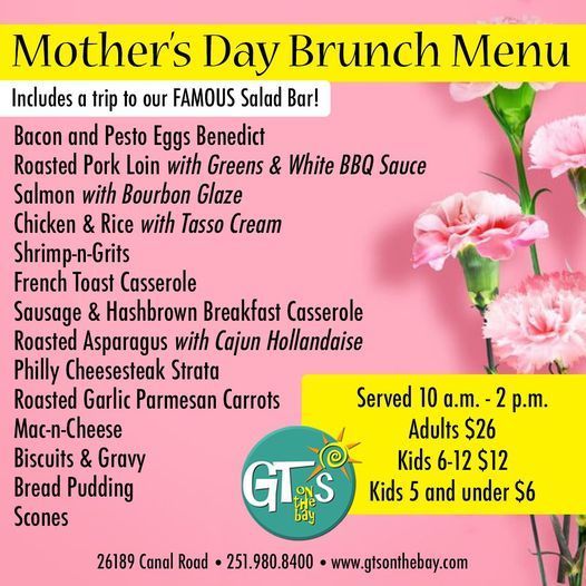 GT's on the Bay's Mother's Day Specials