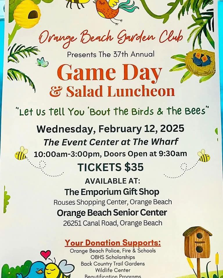 Orange Beach Garden Club's 37th Annual Game Day