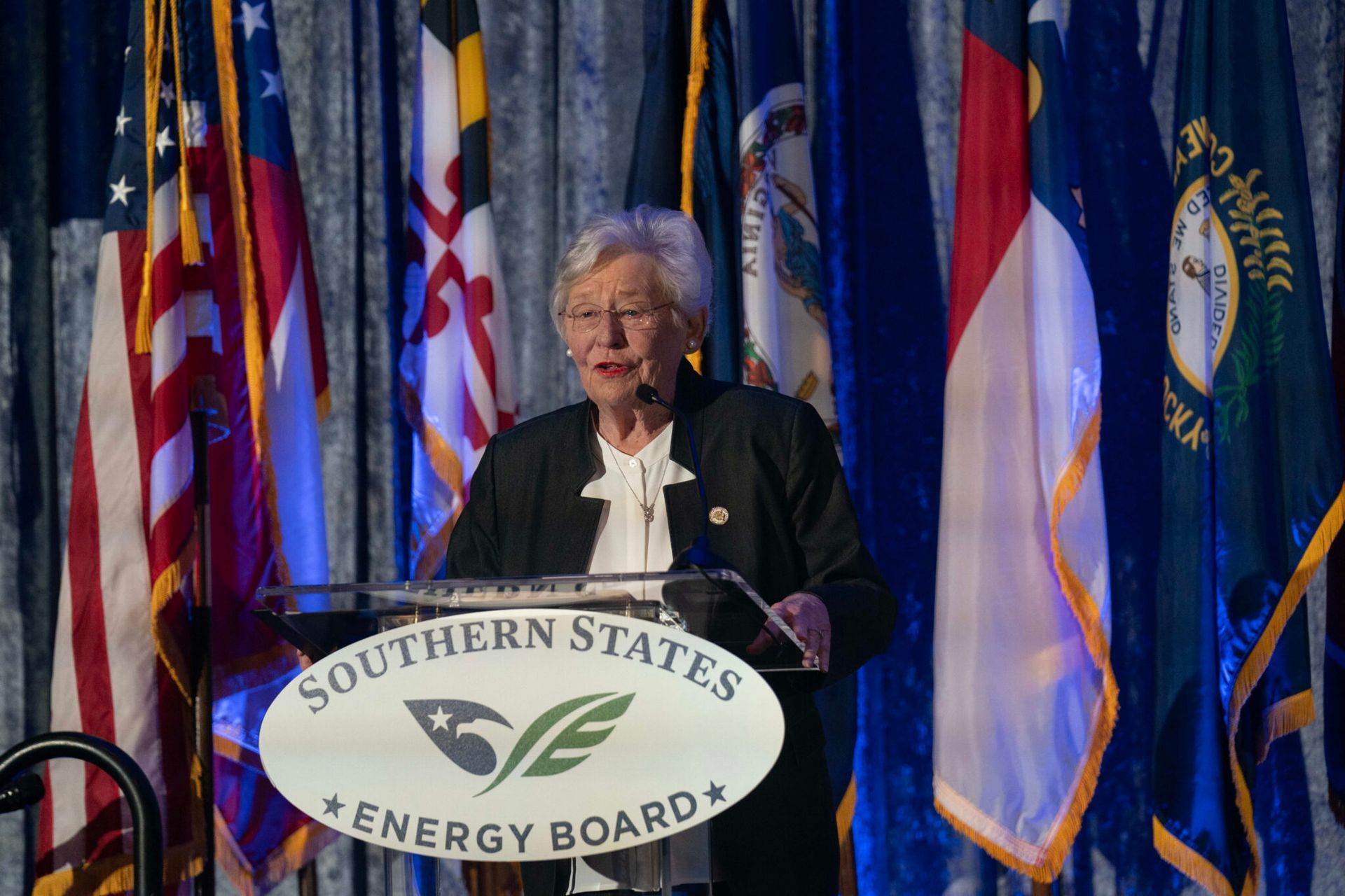 Governor Kay Ivey gave remarks to the Southern States Energy Board Annual Meeting at The Grand Hotel Monday September 29, 2025 in Point Clear, Ala. (Governor's Office/Hal Yeager)