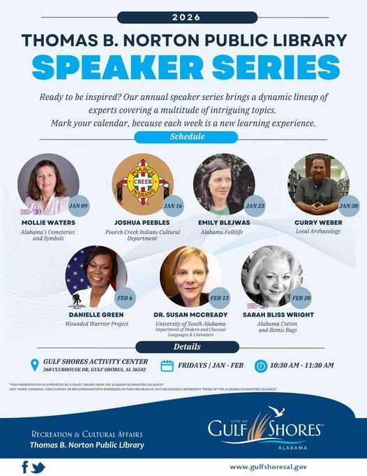 Gulf Shores Library Speaker Series