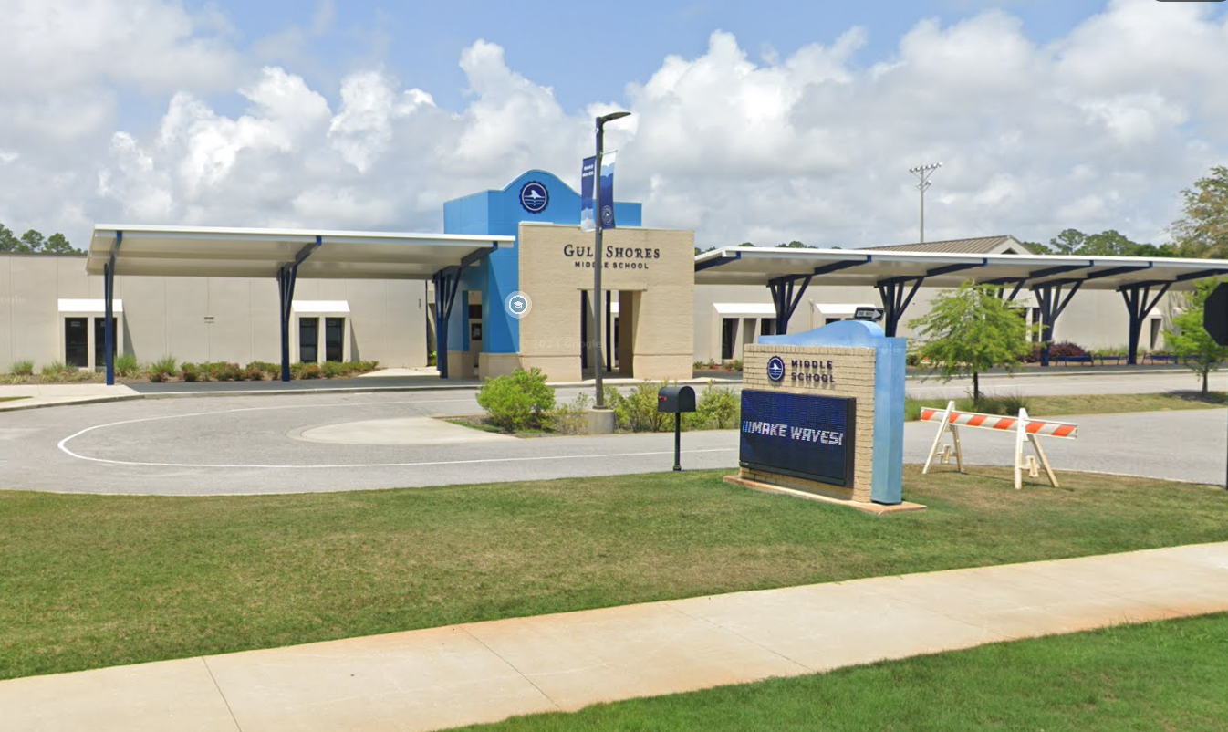 Gulf Shores Middle School from Google Street View