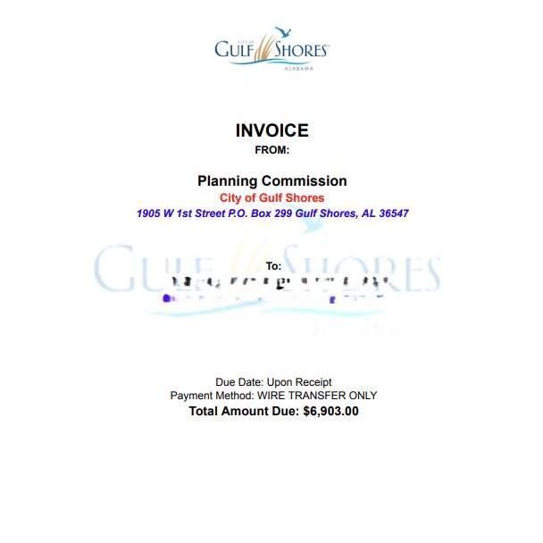 Gulf Shores Scam Alert Documents