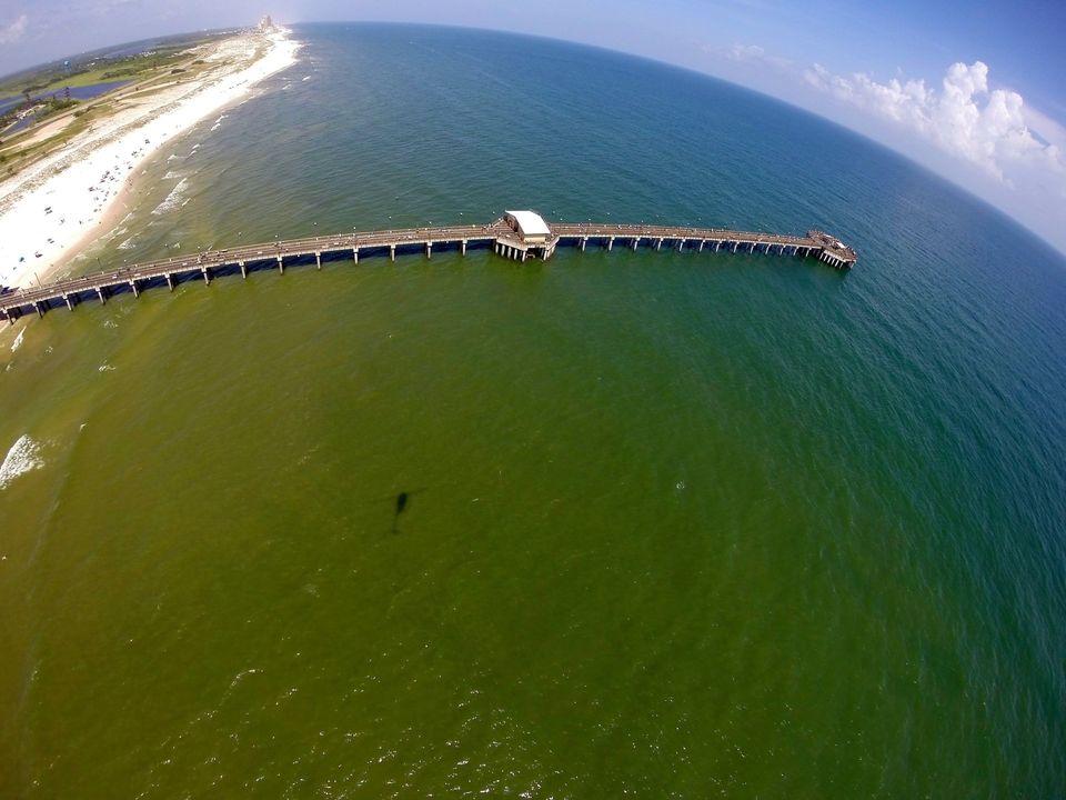 Gulf State Park Fishing Pier in the City of Gulf Shores