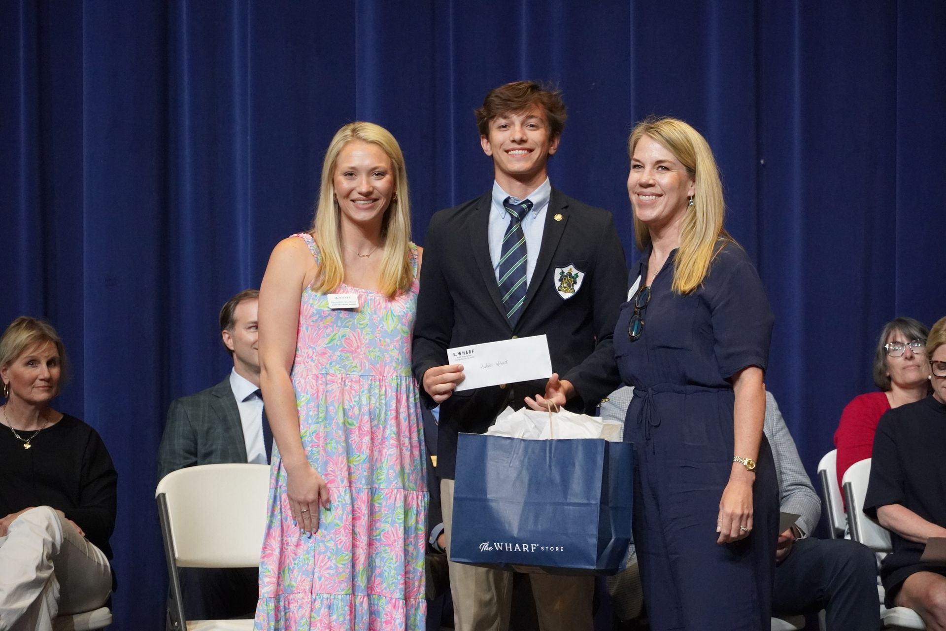 Hudson Wilmott, named runner-up, receives a $2,500 scholarship.