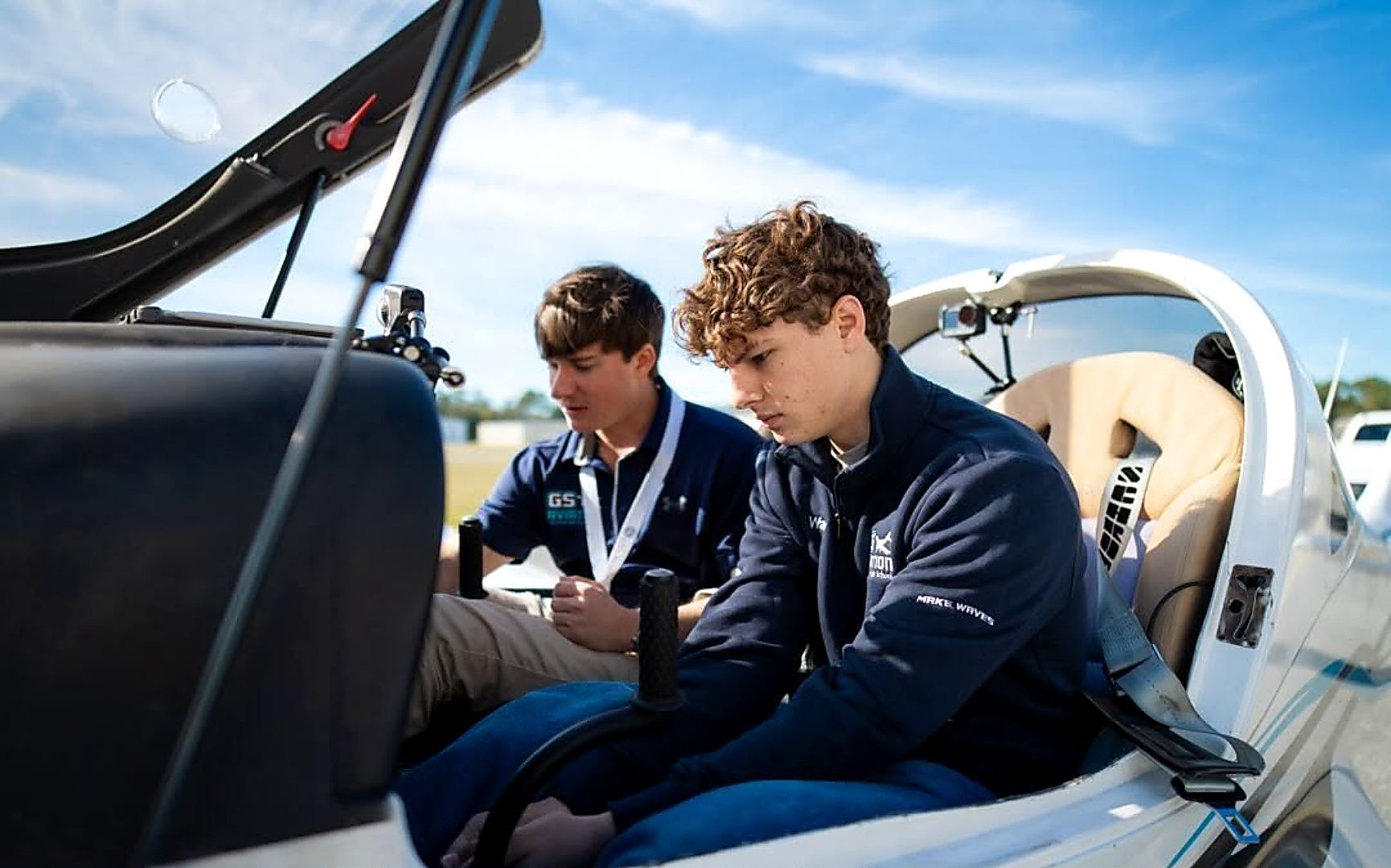 Instructor Brock Harris & Student Walker Grogan