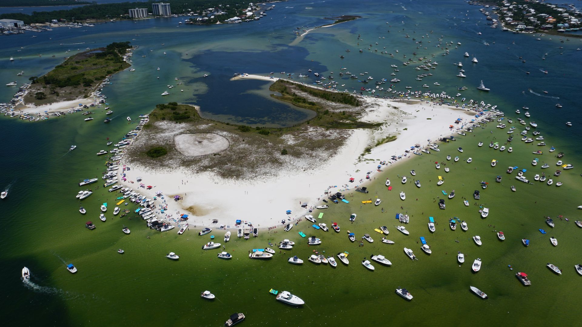 Restoration Begins on Orange Beach Islands at Perdido Pass