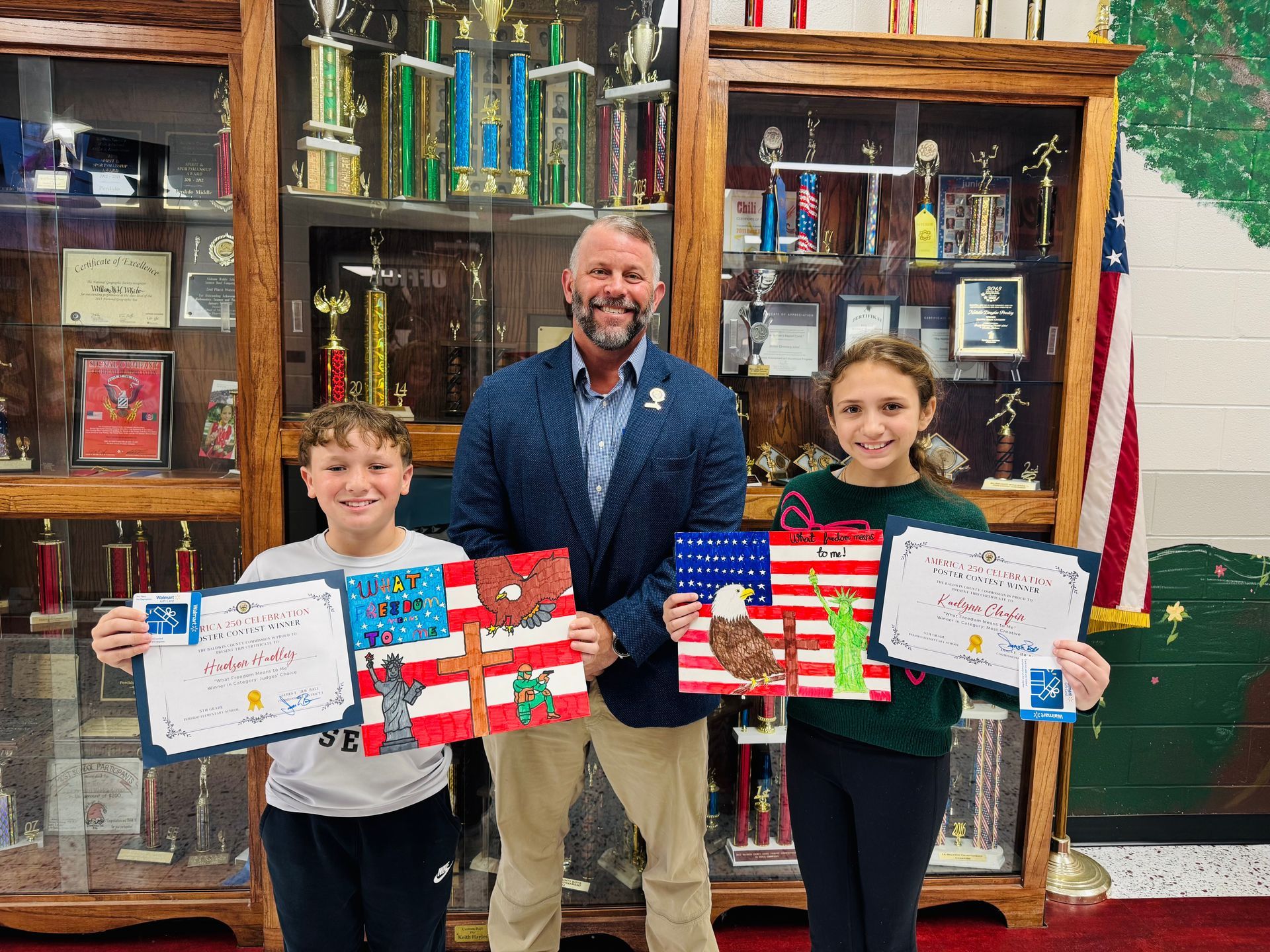Fifth Graders Across Baldwin County Recognized for Artwork on Freedom