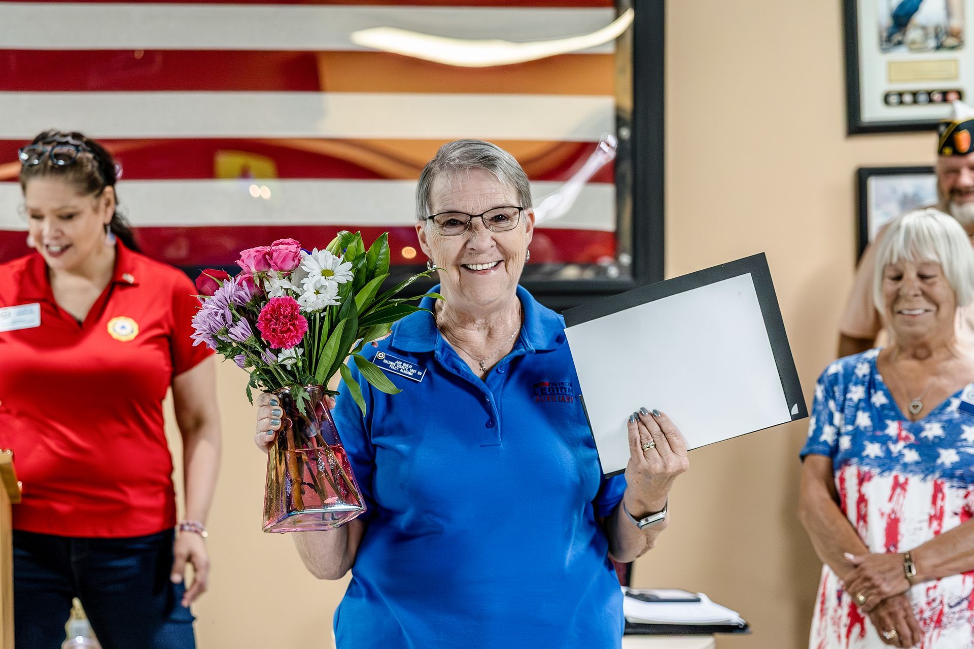 Judi Bolton Wheat Honored at American Legion Post in Foley