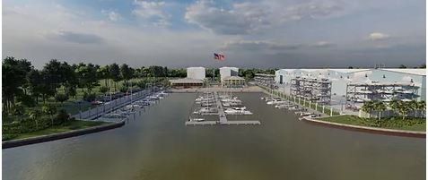 Rendering of a new Legendary Marina and Yacht Club in Gulf Shores, Alabama.