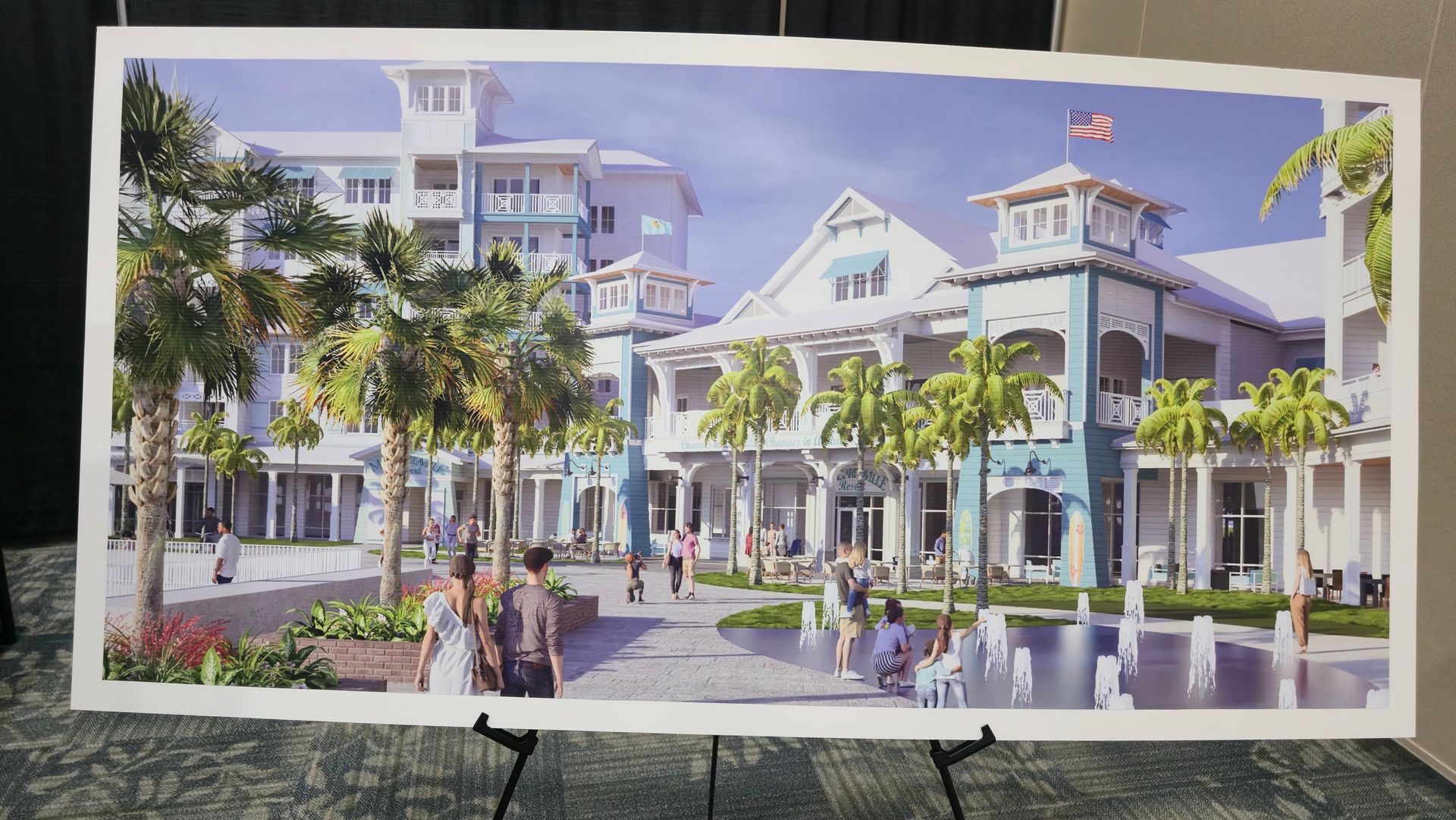 Artist's Rendering of the New Orange Beach Margaritaville. 