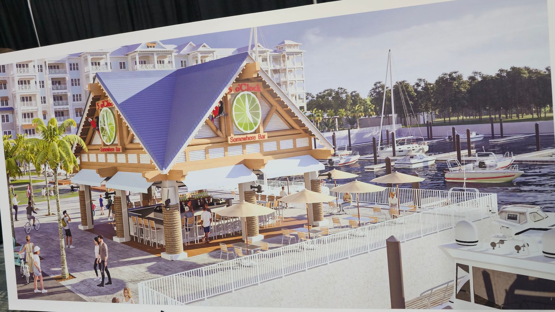 Artist's Rendering of the New Orange Beach Margaritaville. 
