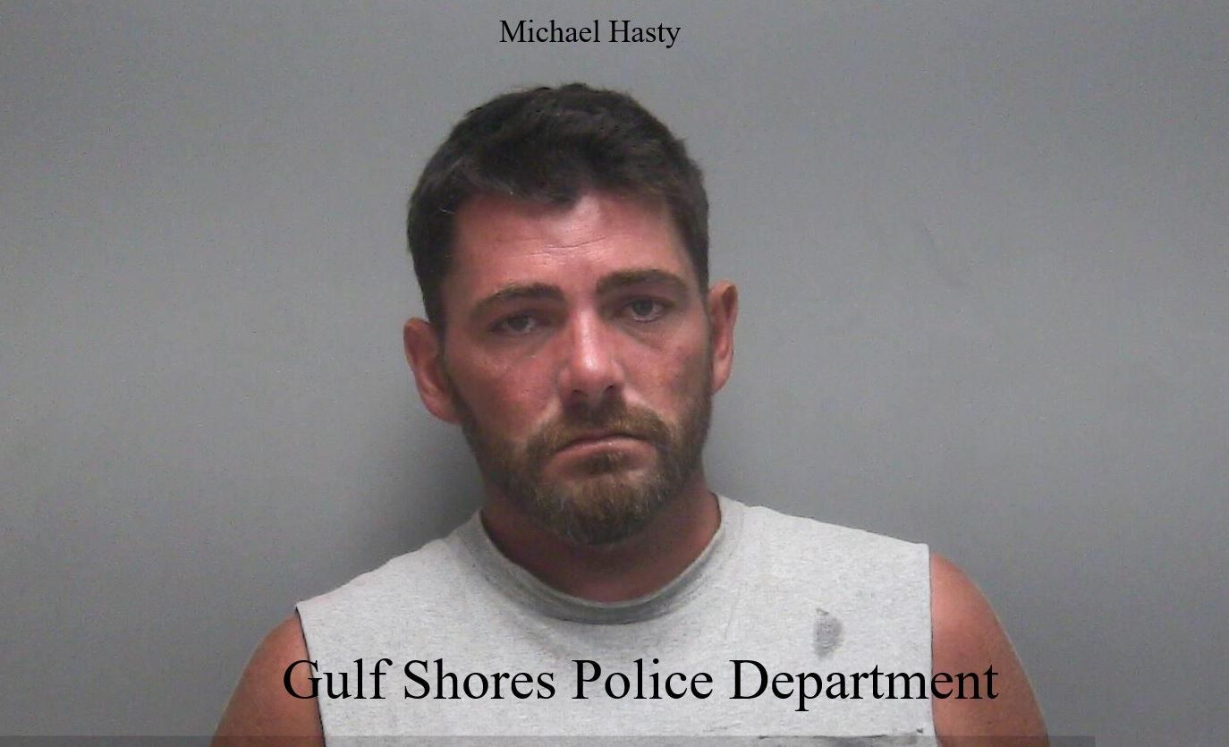 Michael Adam Hasty of Gulf Shores arrested on dui and assault charges