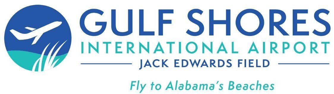 New logo for the Gulf Shores, Alabama, airport.