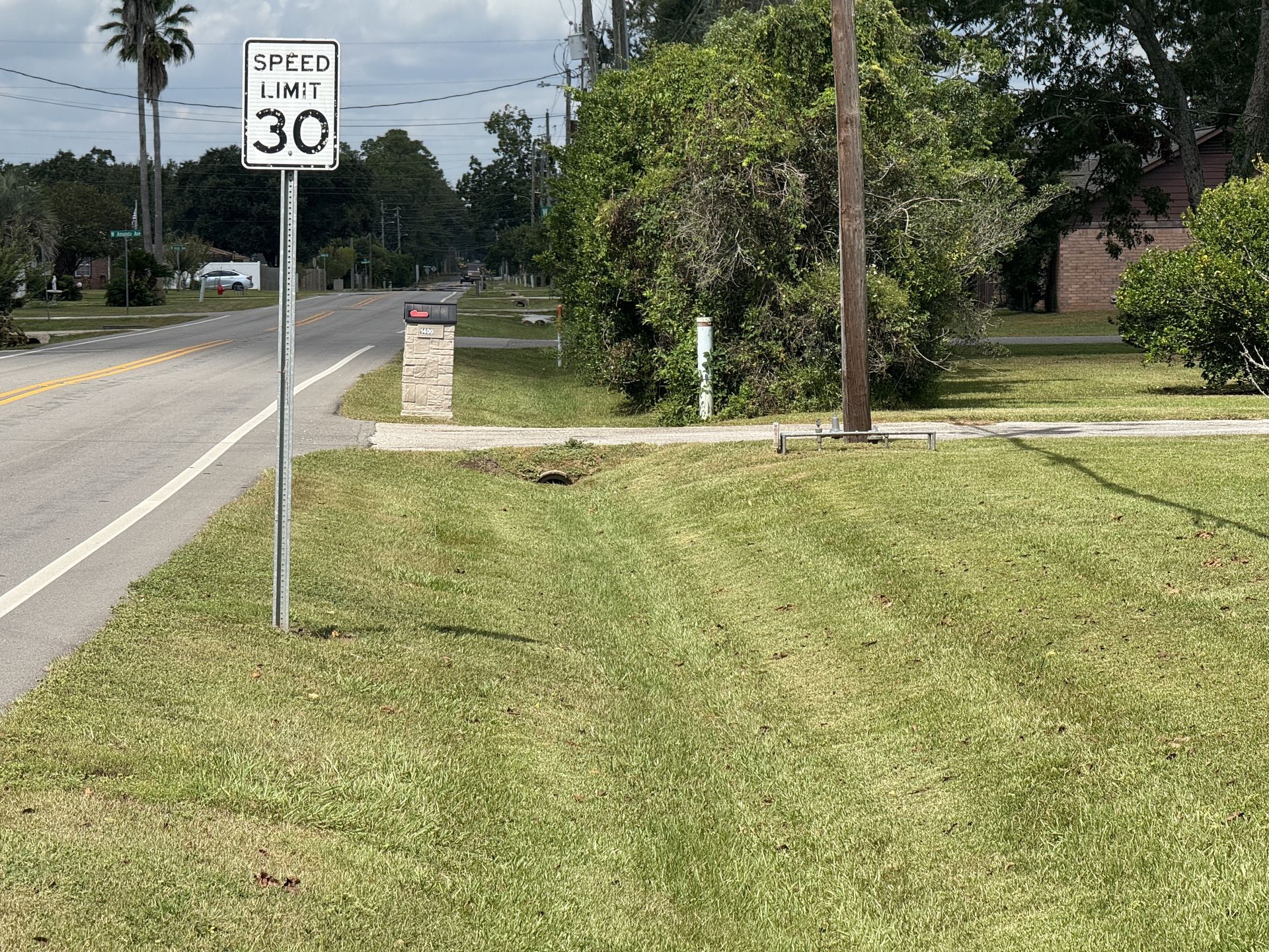 New sidewalks will be built on the east side of the street betwee