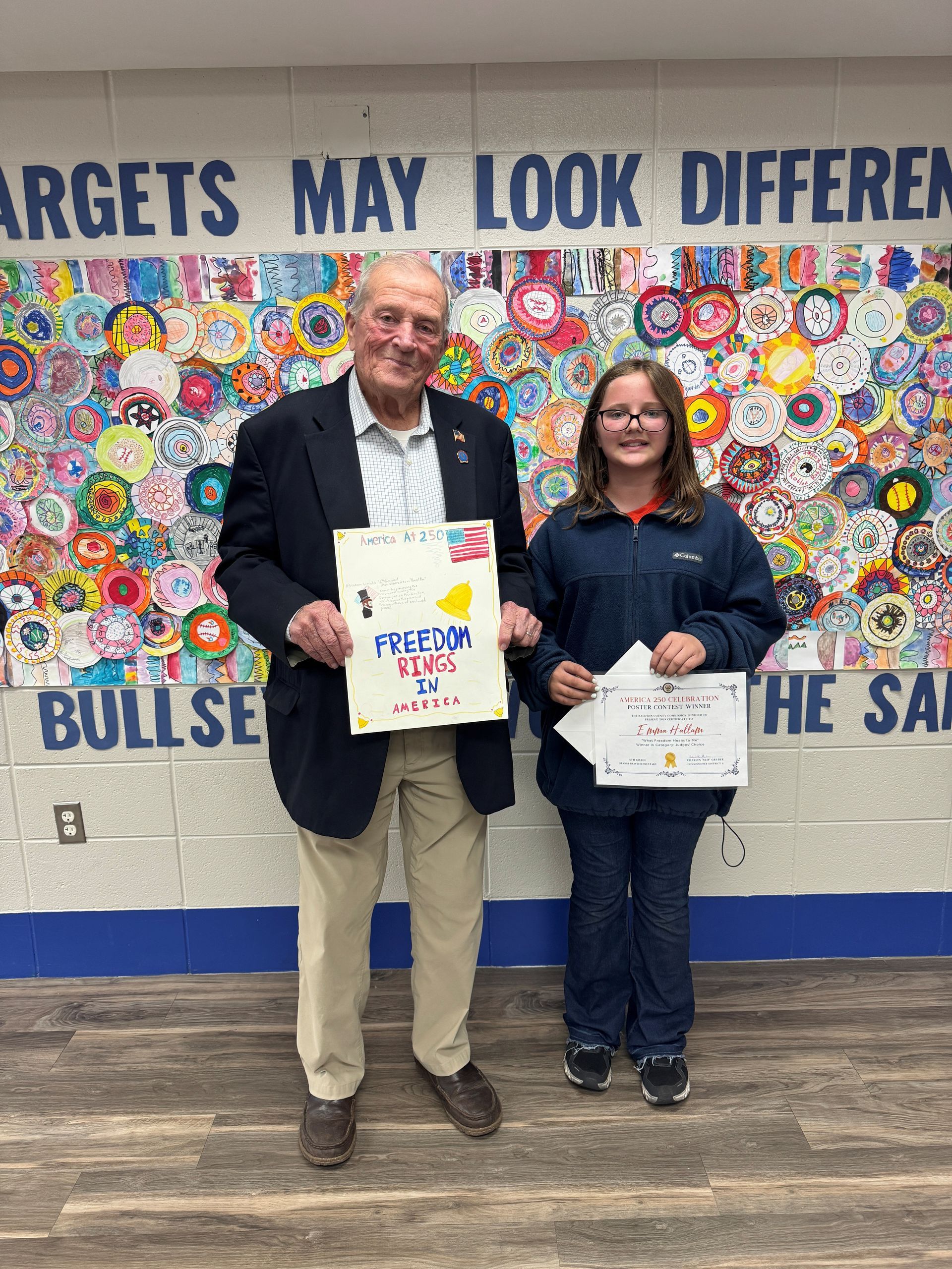 Fifth Graders Across Baldwin County Recognized for Artwork on Freedom