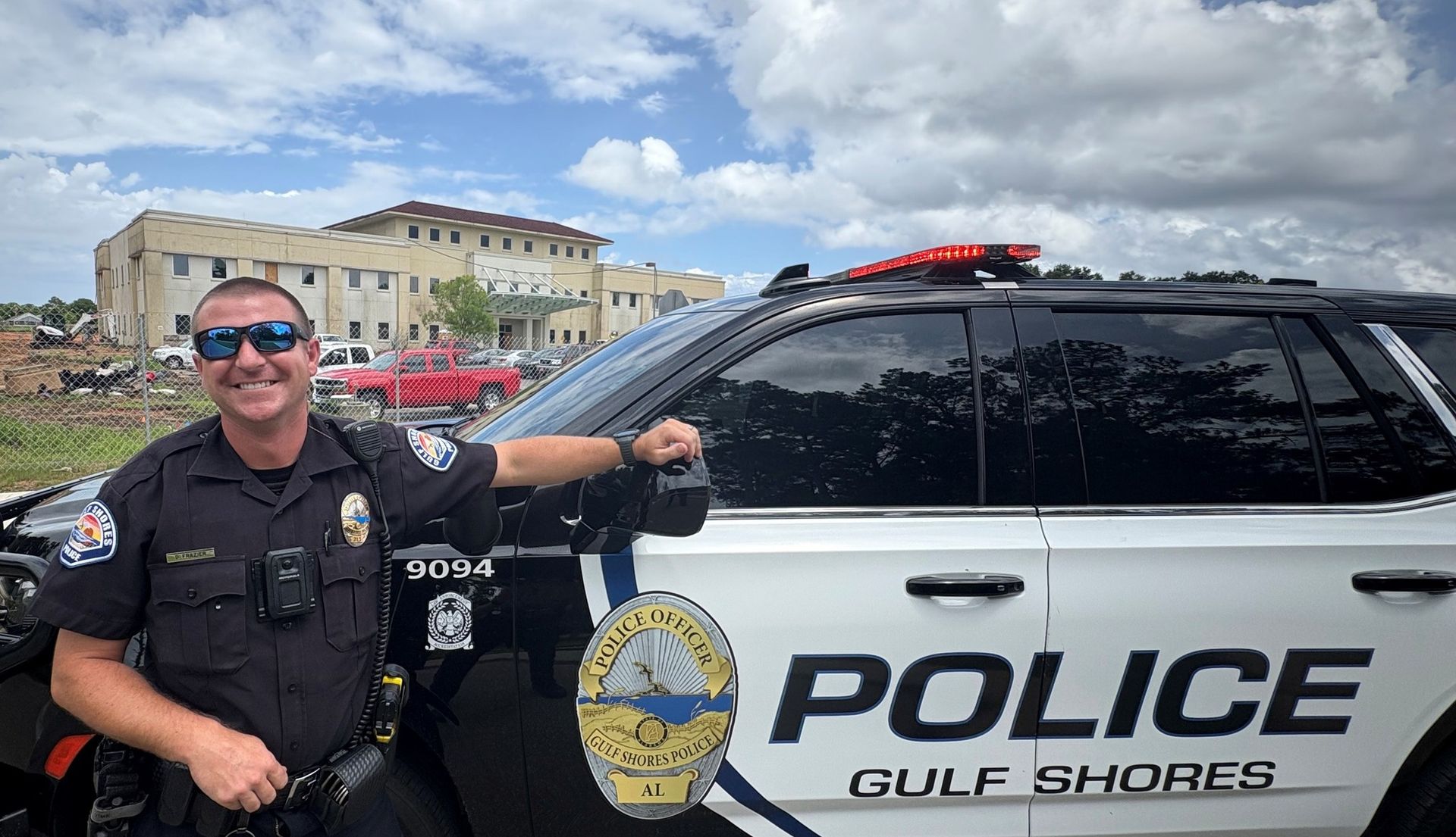 Officer Dylan Frazier-Gulf Shores Officer of the Month for May 2025