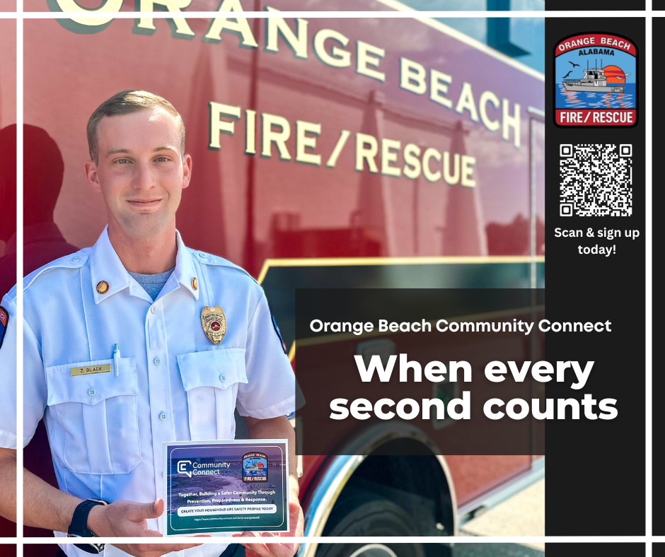 Orange Beach Fire Rescue Community Connect Bar Code