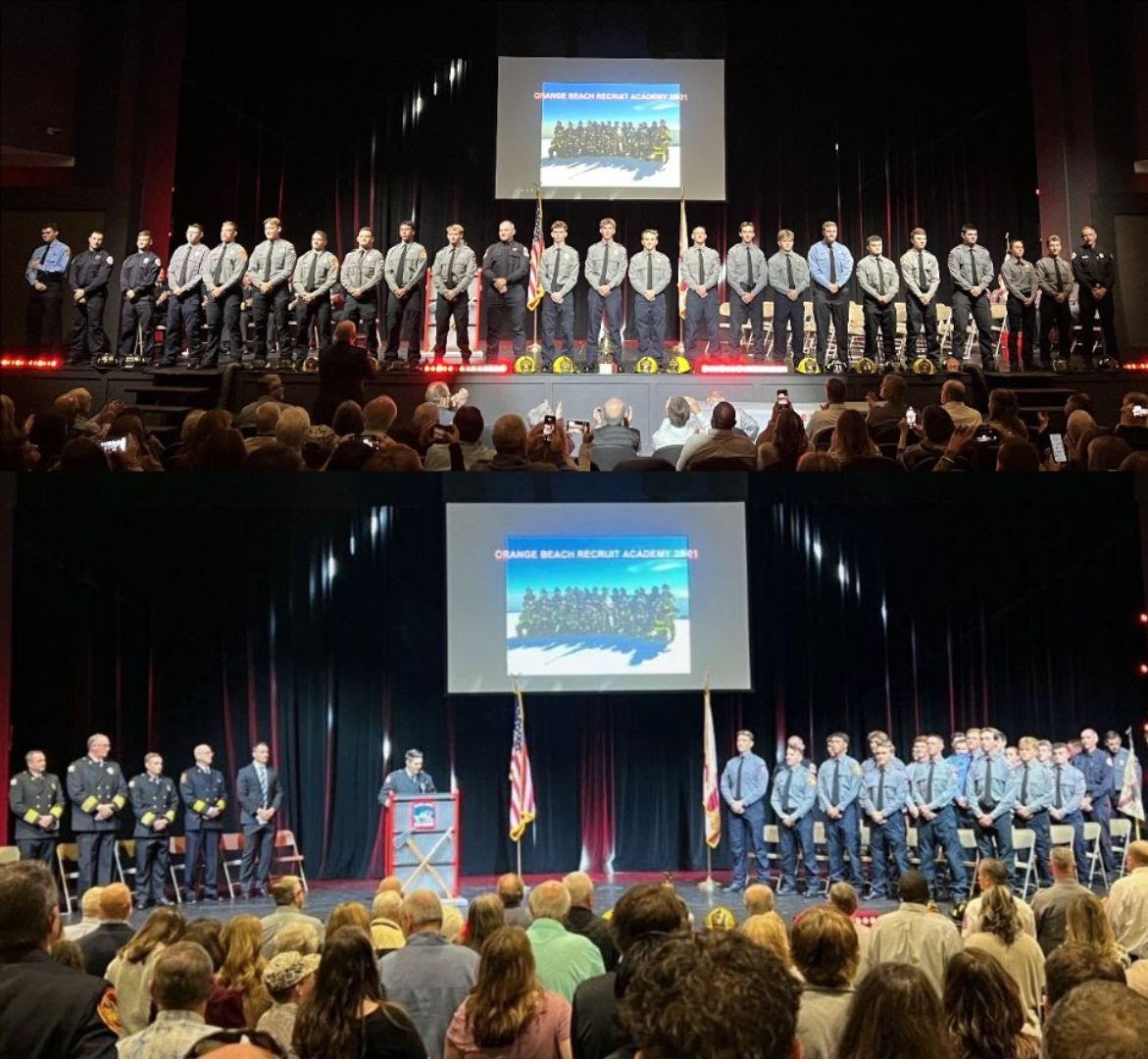 Twenty-Four New Firefighters Graduate In Orange Beach Ceremony