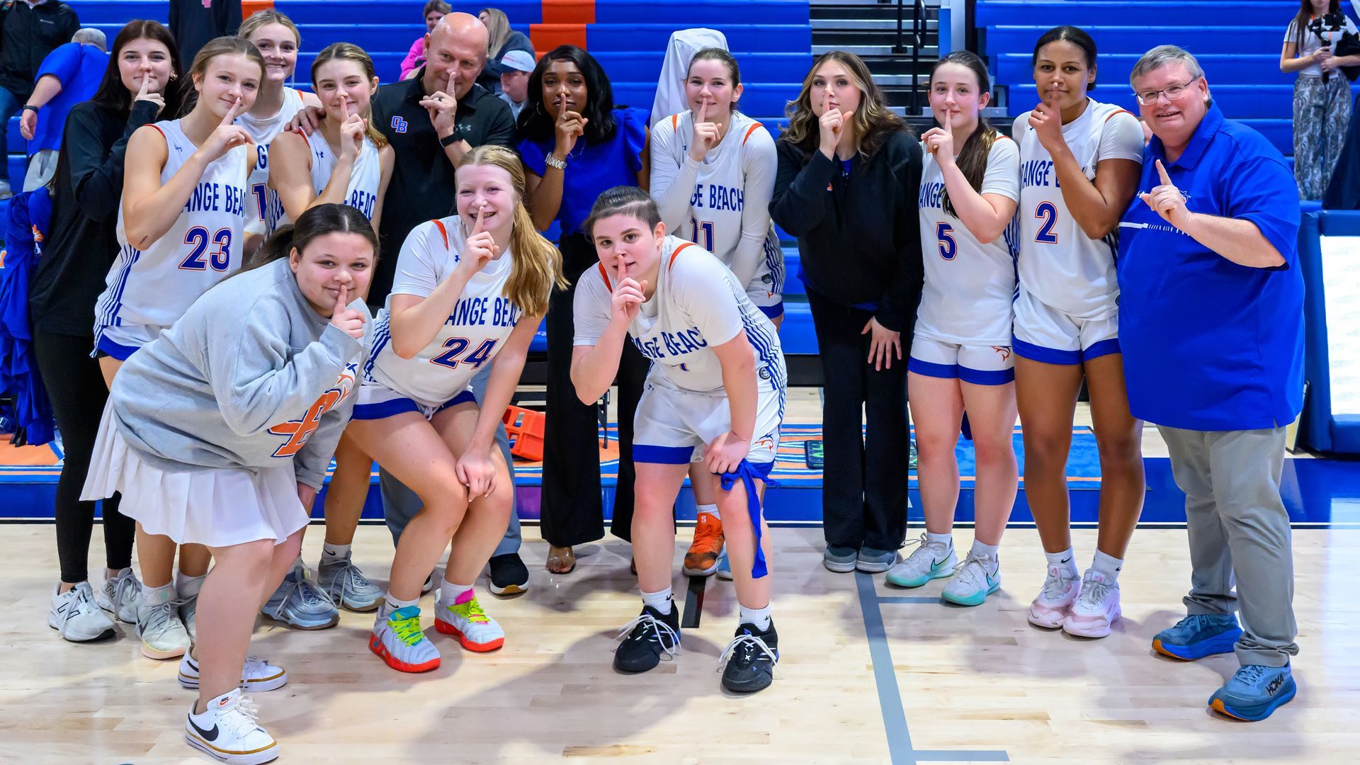Orange Beach Girls Basketball Team - Photo by Brent Williams, Wolf Bay Media