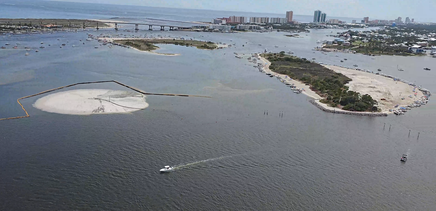 Annual Flyover Reveals a Changing Landscape at the Orange Beach Islands