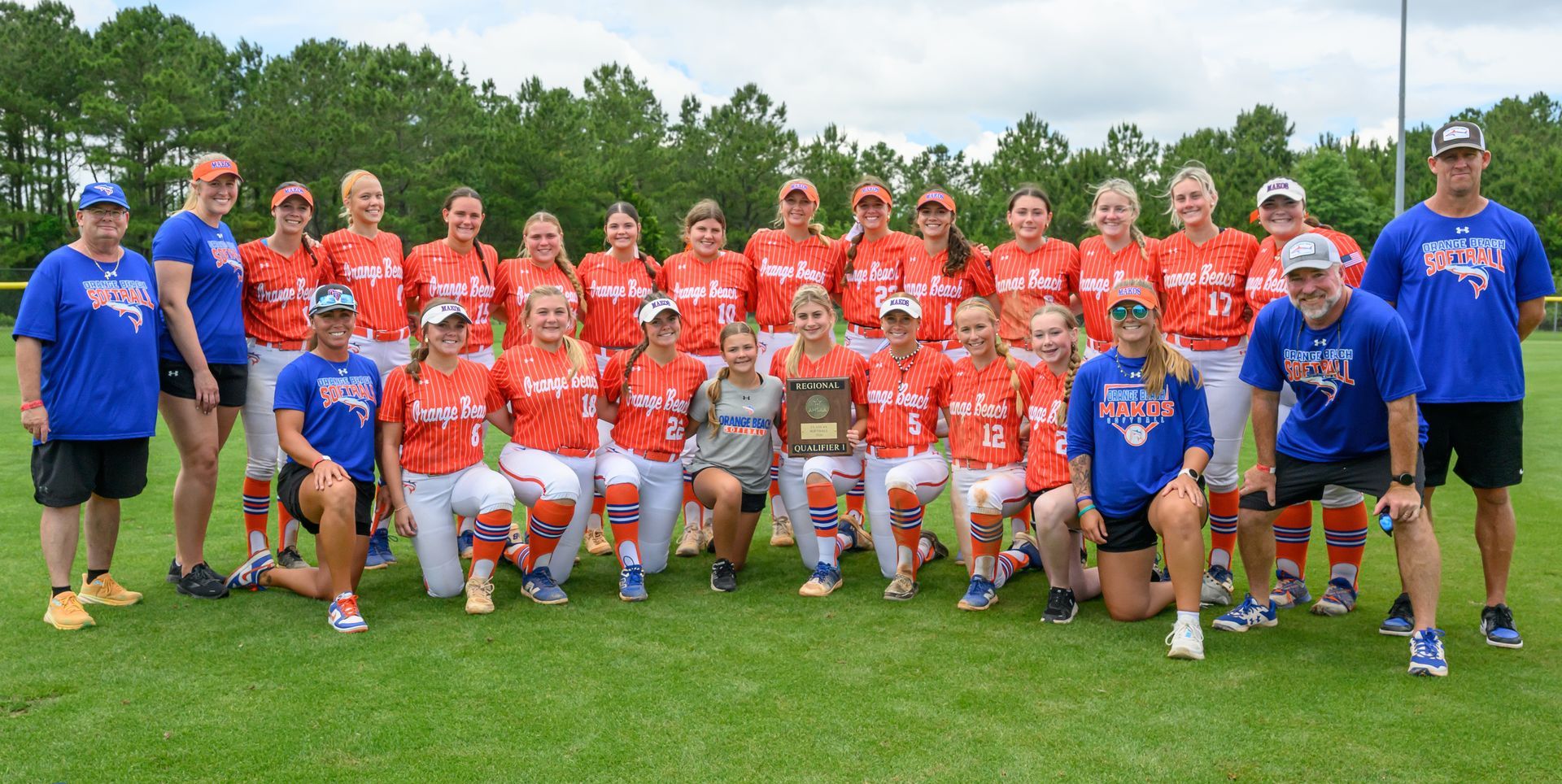 Orange Beach Makos 2026 Softball Team
