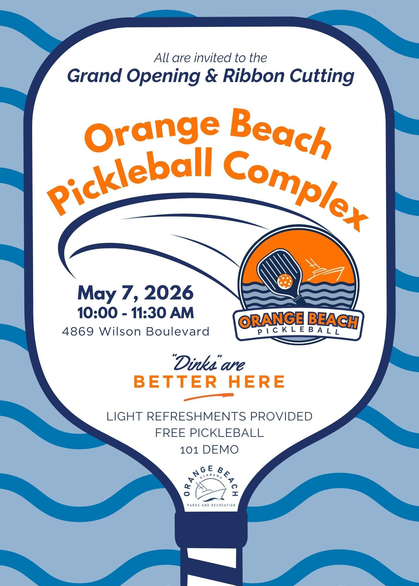 Orange Beach Pickleball Complex Grand Opening