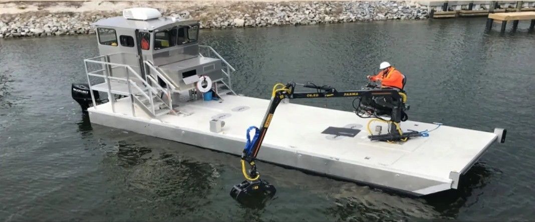 Orange Beach Clean-Up Boat