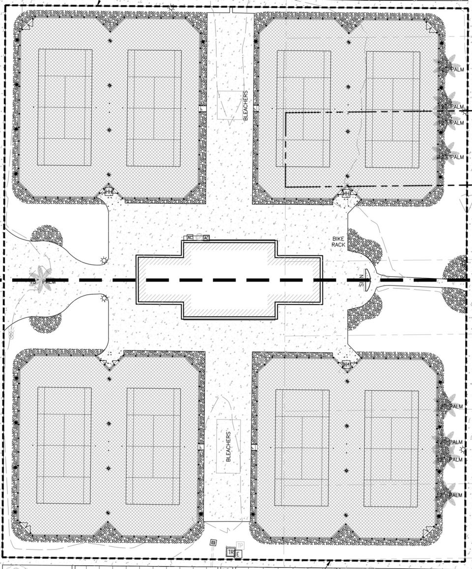 Orange Beach Tennis Center Courts