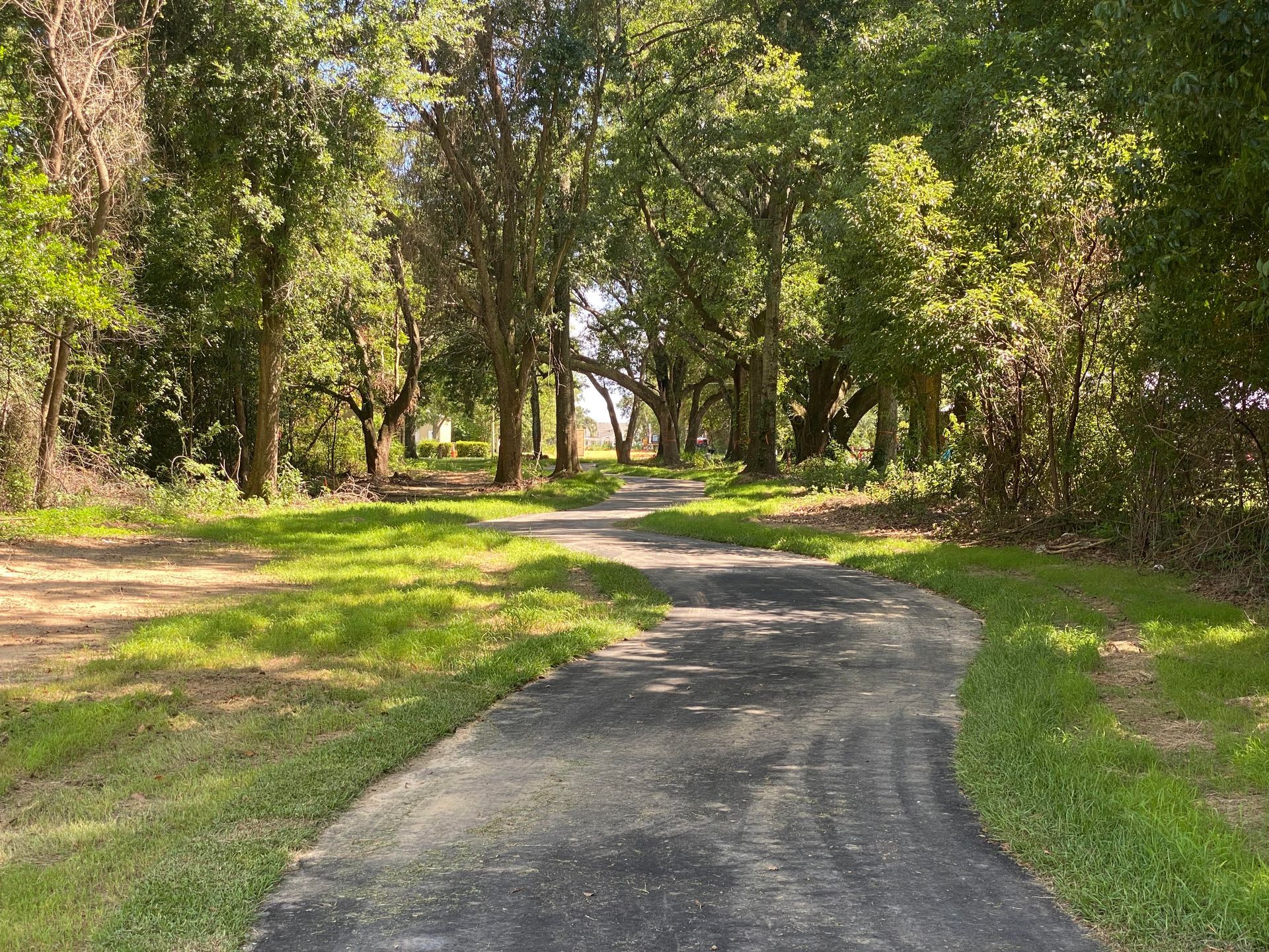 A new walkway is part of the first stage of improvements on Pilgrim Street in southeast Foley.