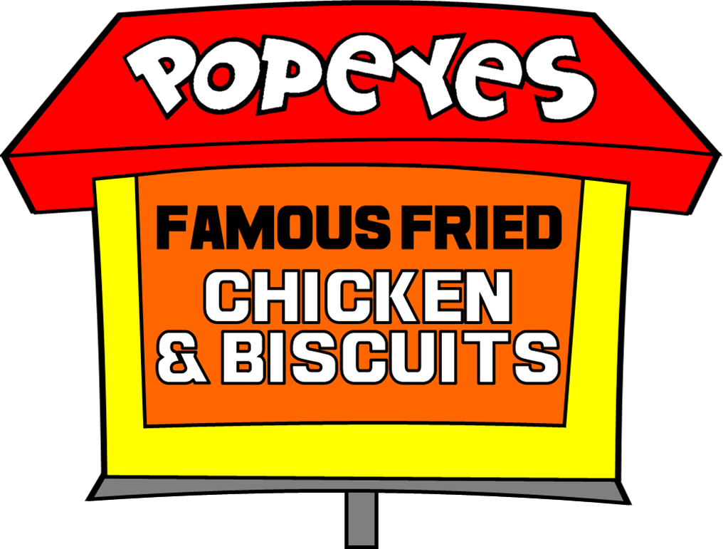 Logo for Popeyes Louisiana Kitchen restaurant.