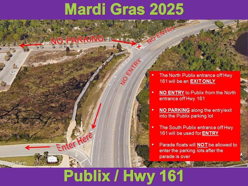 Mardi Gras Traffic Reroute