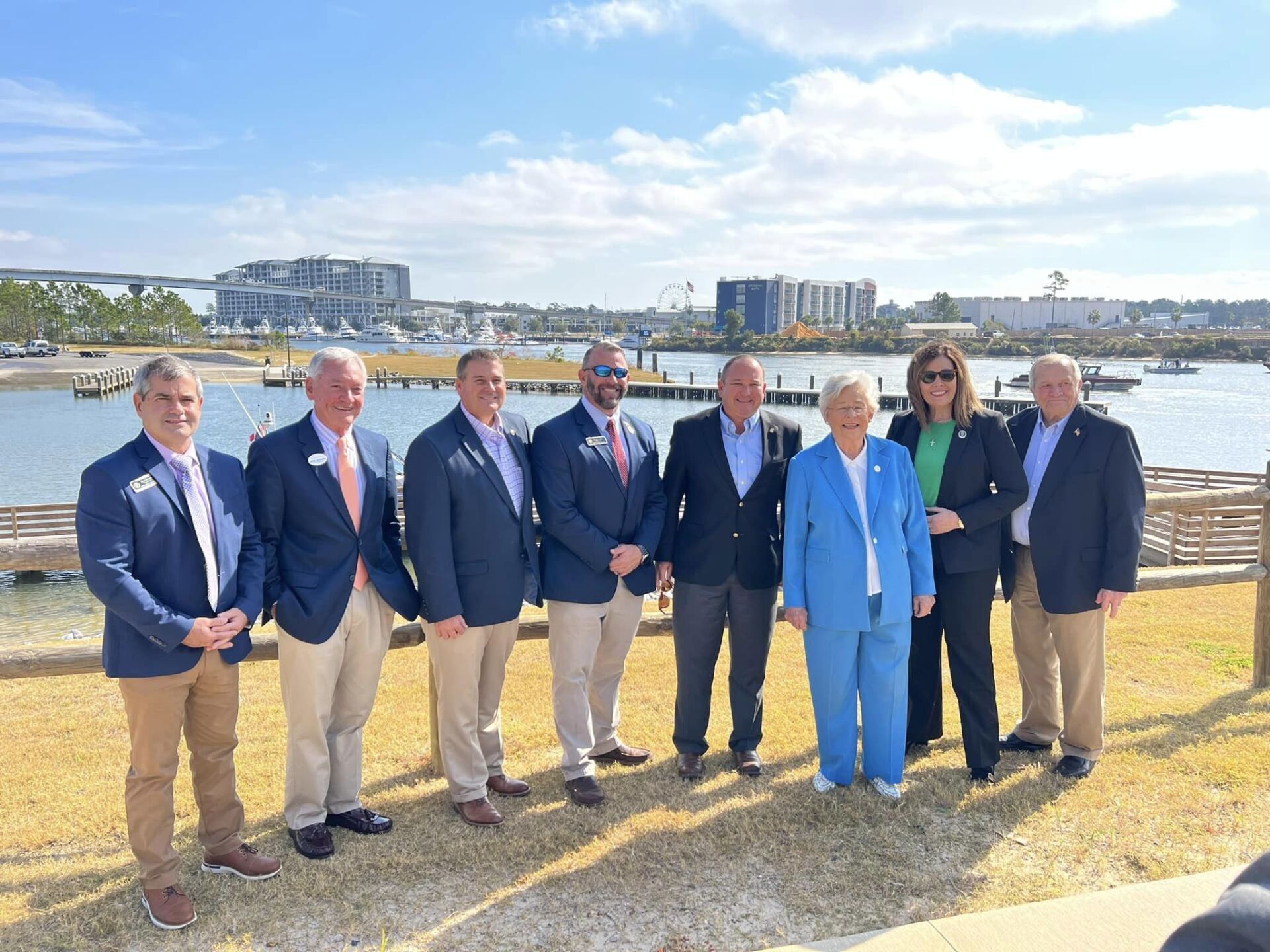 ICW Boat Launch Ribbon Cutting Group