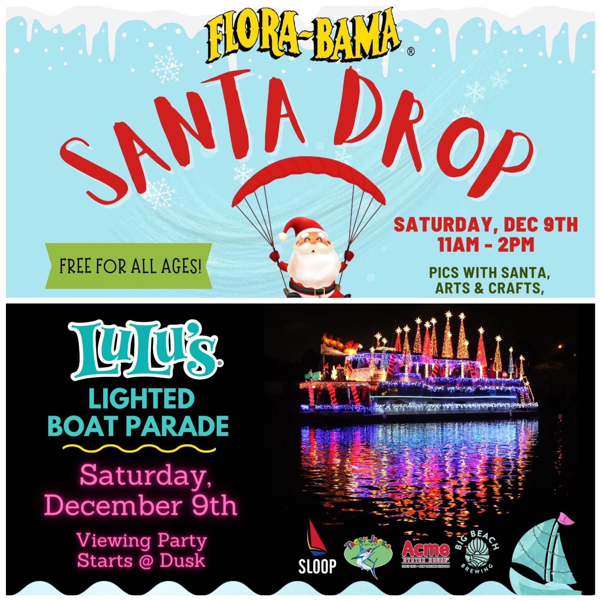 Holiday cheer spreads across the Gulf Coast