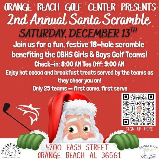 Santa Scramble Returns to Orange Beach Golf Center