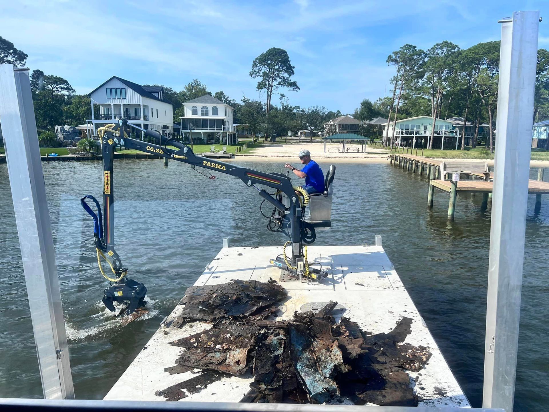 Orange Beach Clean-up Boat