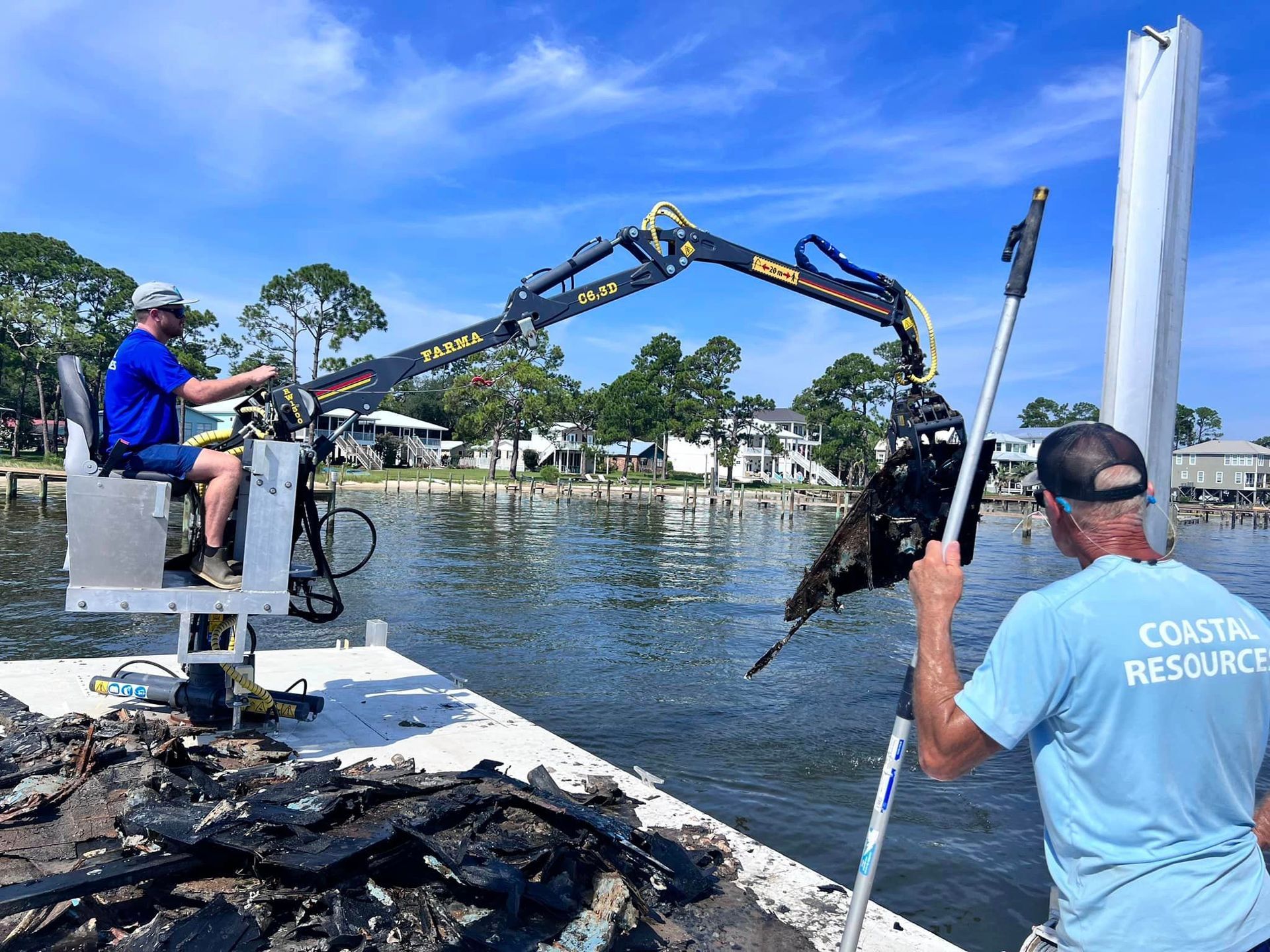 Orange Beach Marine Clean-up Boat