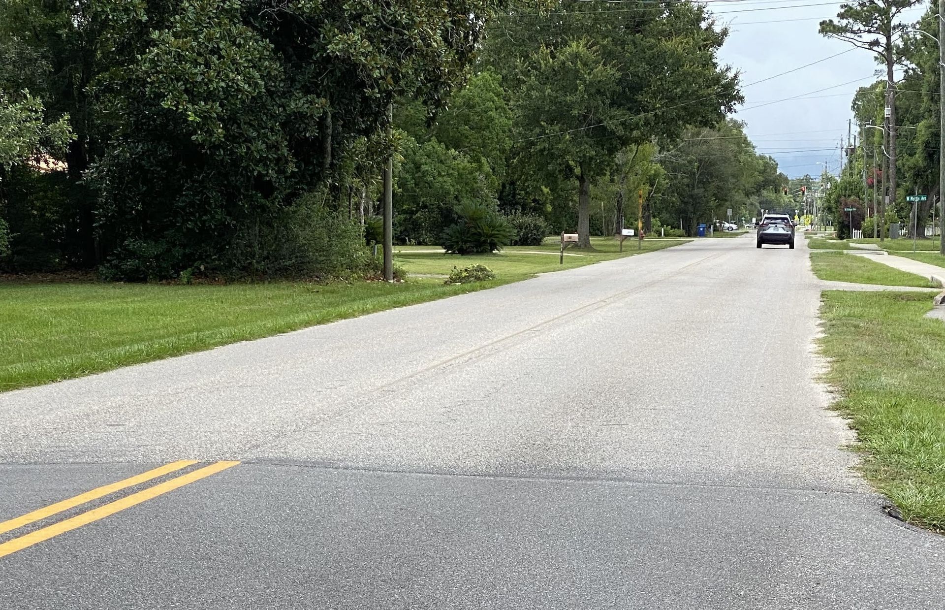 South Cedar Street between West Verbena Avenue and U.S. 98