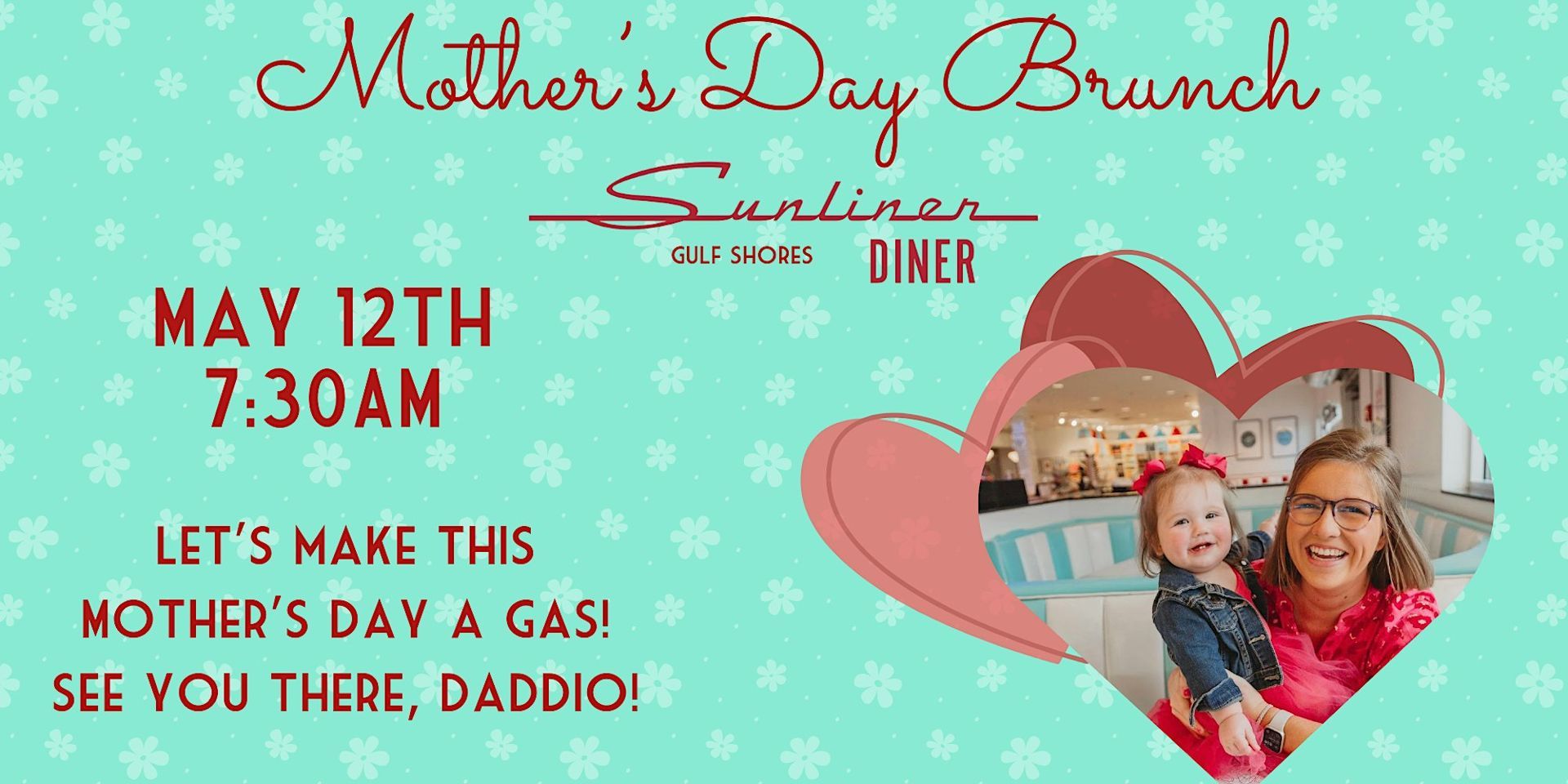 Sunliner Diner in Gulf Shores Mother's Day Specials