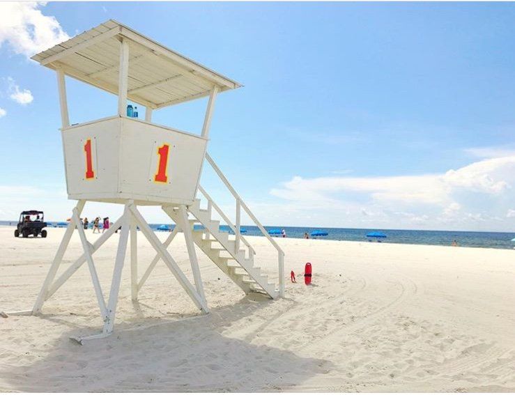 Orange Beach Lifeguard Stand