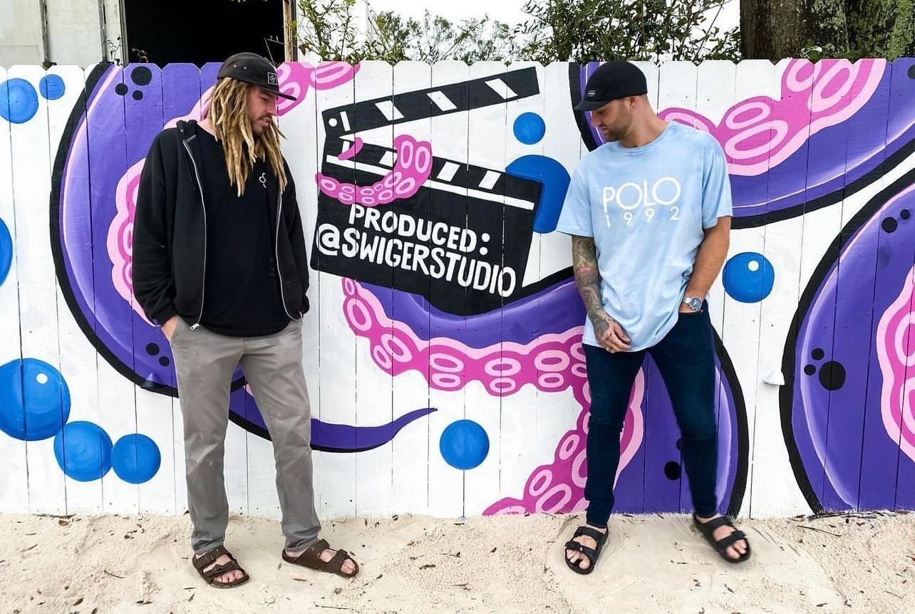 Swiger Brothers Creating Murals on the Gulf Coast