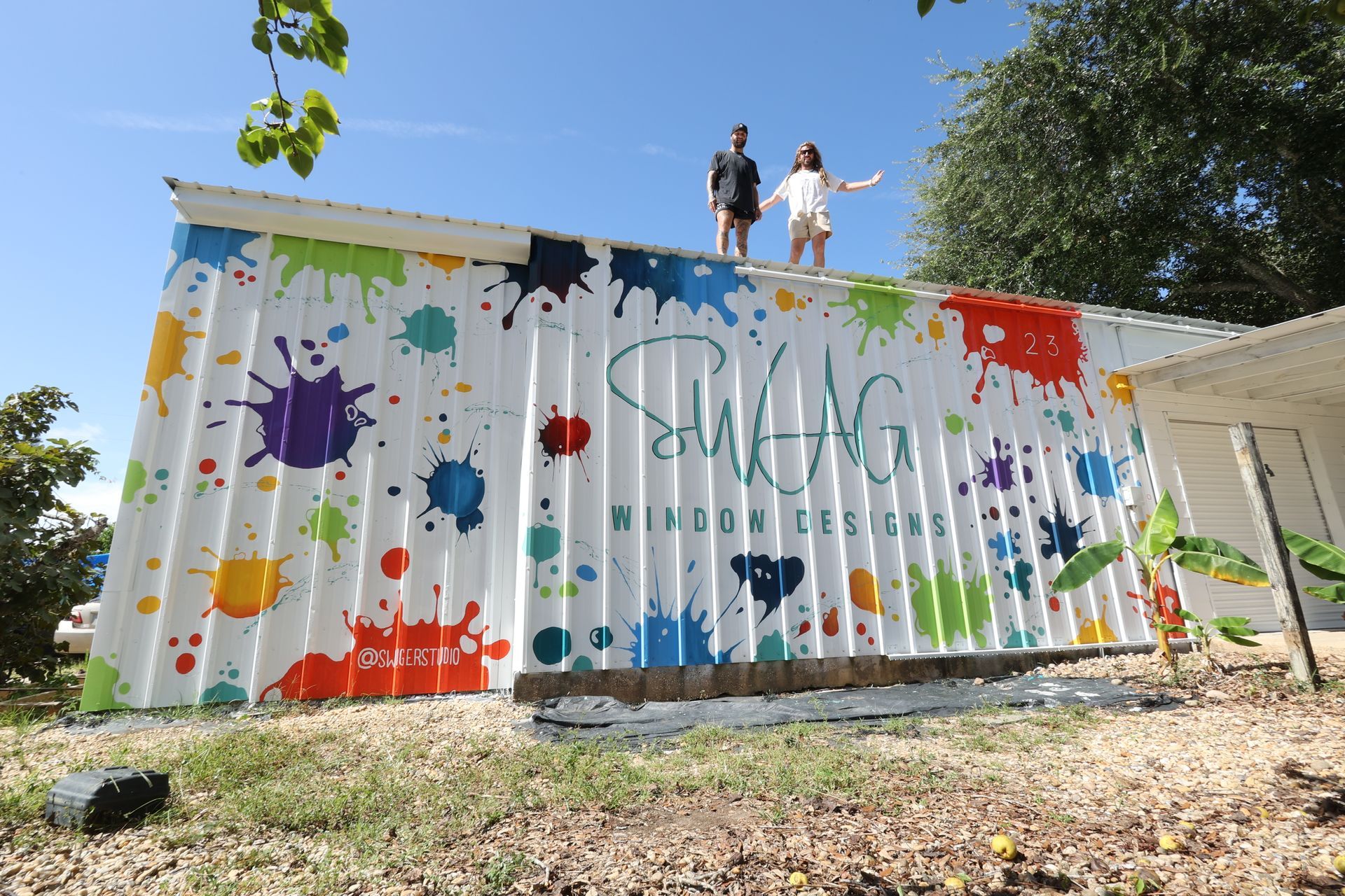 Swiger Brothers Creating Murals on the Gulf Coast