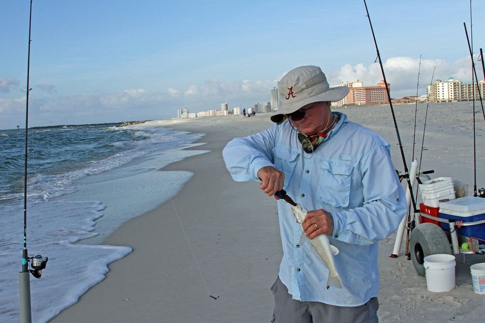 Surf Fishing from Alabama Beaches