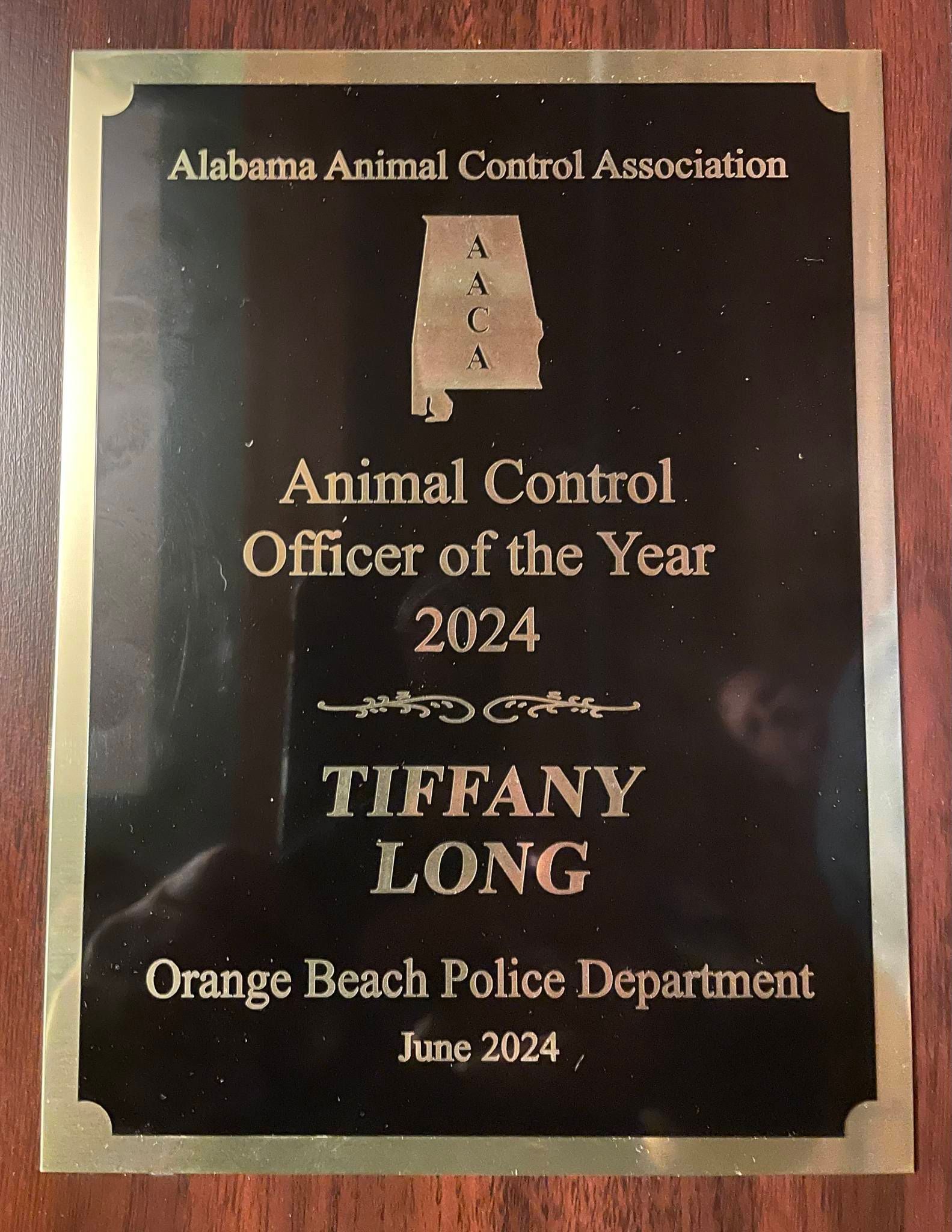 Animal Control Office or the Year, Tiffany Long of Orange Beach