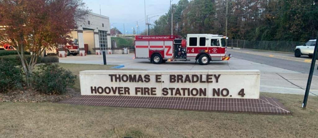 The Thomas E. Bradley Fire Station No. 4 in Hoover, Alabama.