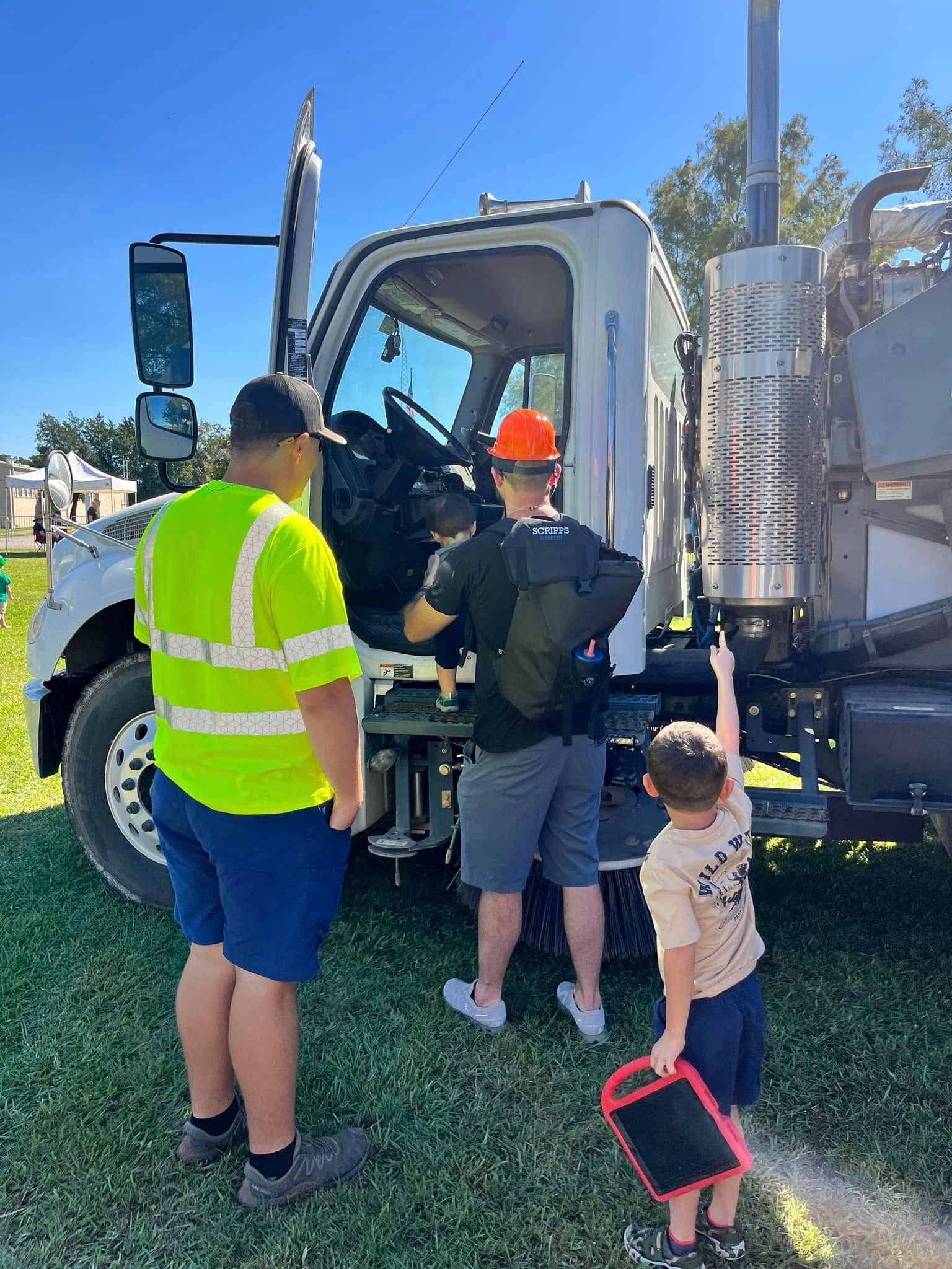 Big Rigs Return to Foley Library for Hands On Family Fun