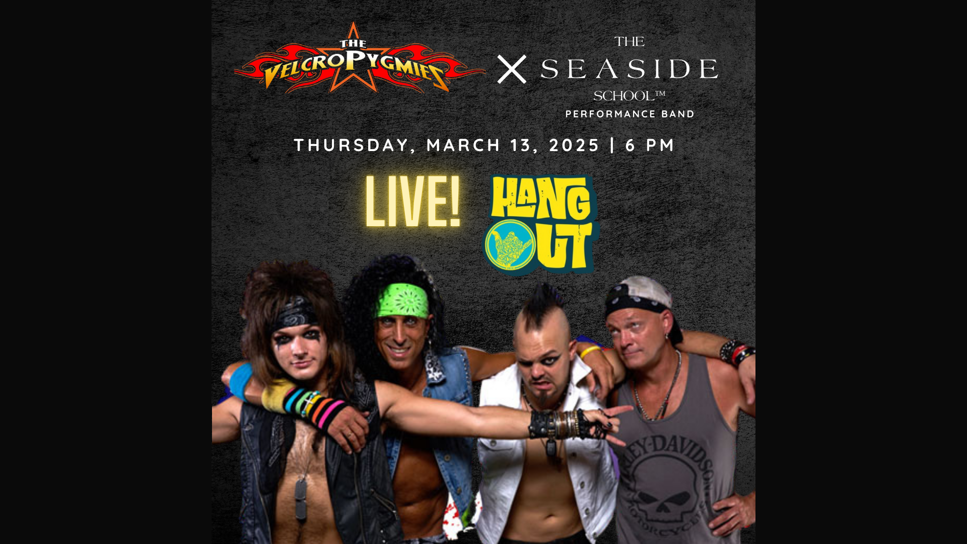 Seaside Neighborhood School Band to Open for Velcro Pygmies at The Hangout