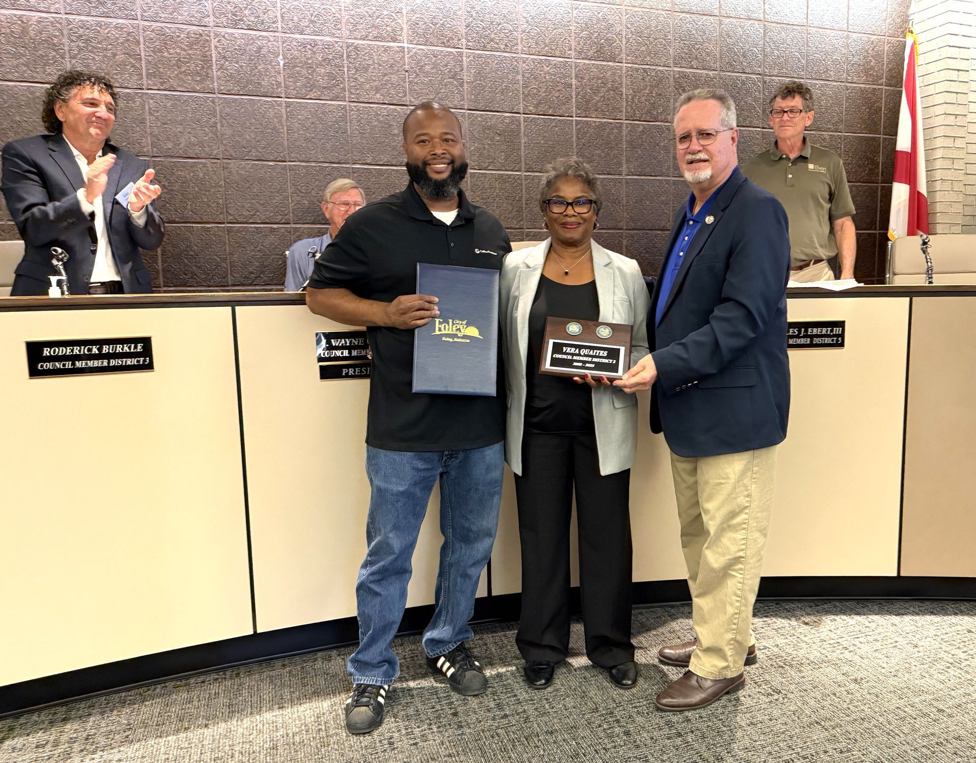 Foley Honors Departing Council Members After Decades of Dedication