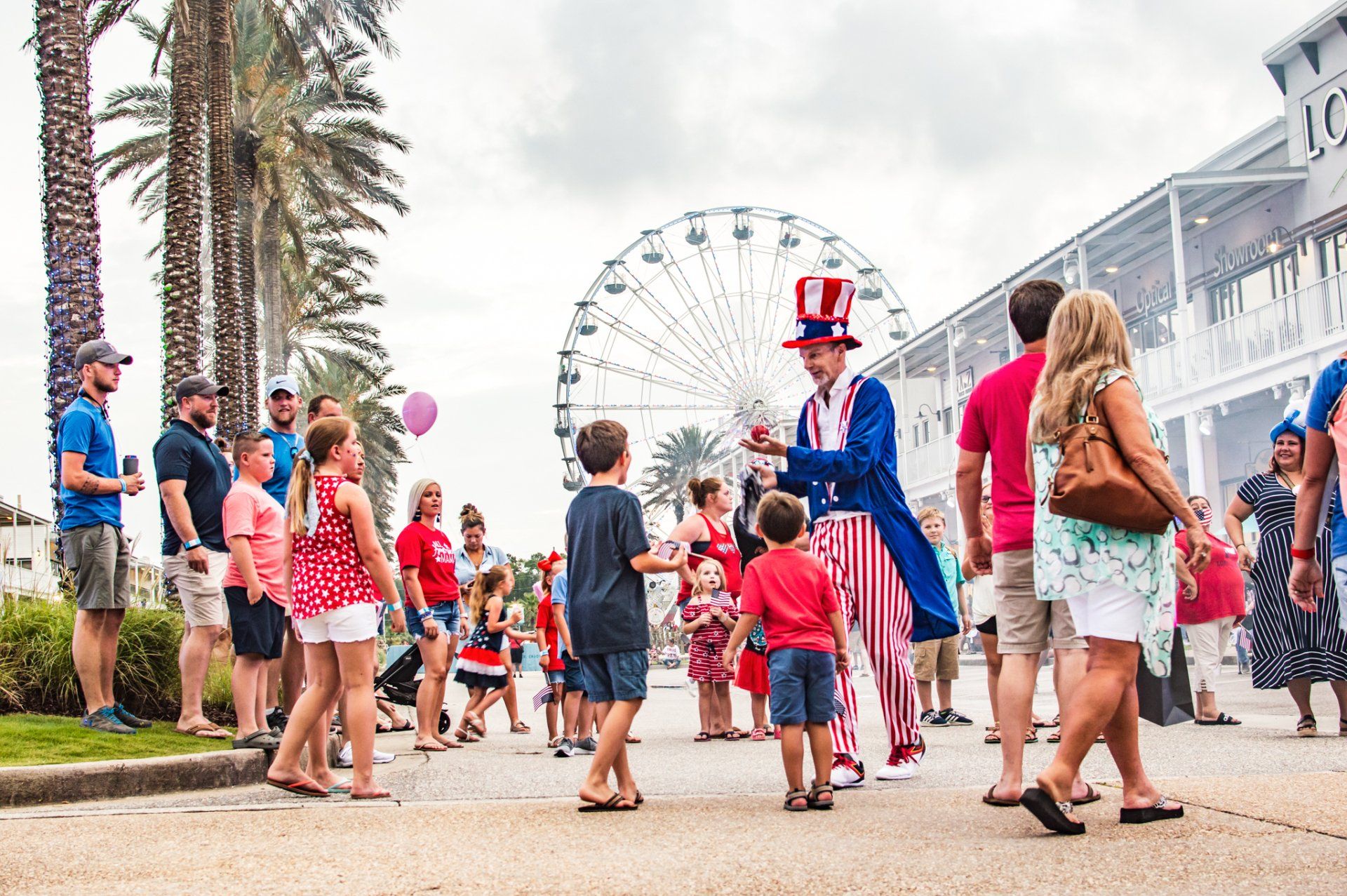 Celebrating Independence Day at The Wharf in Orange Beach