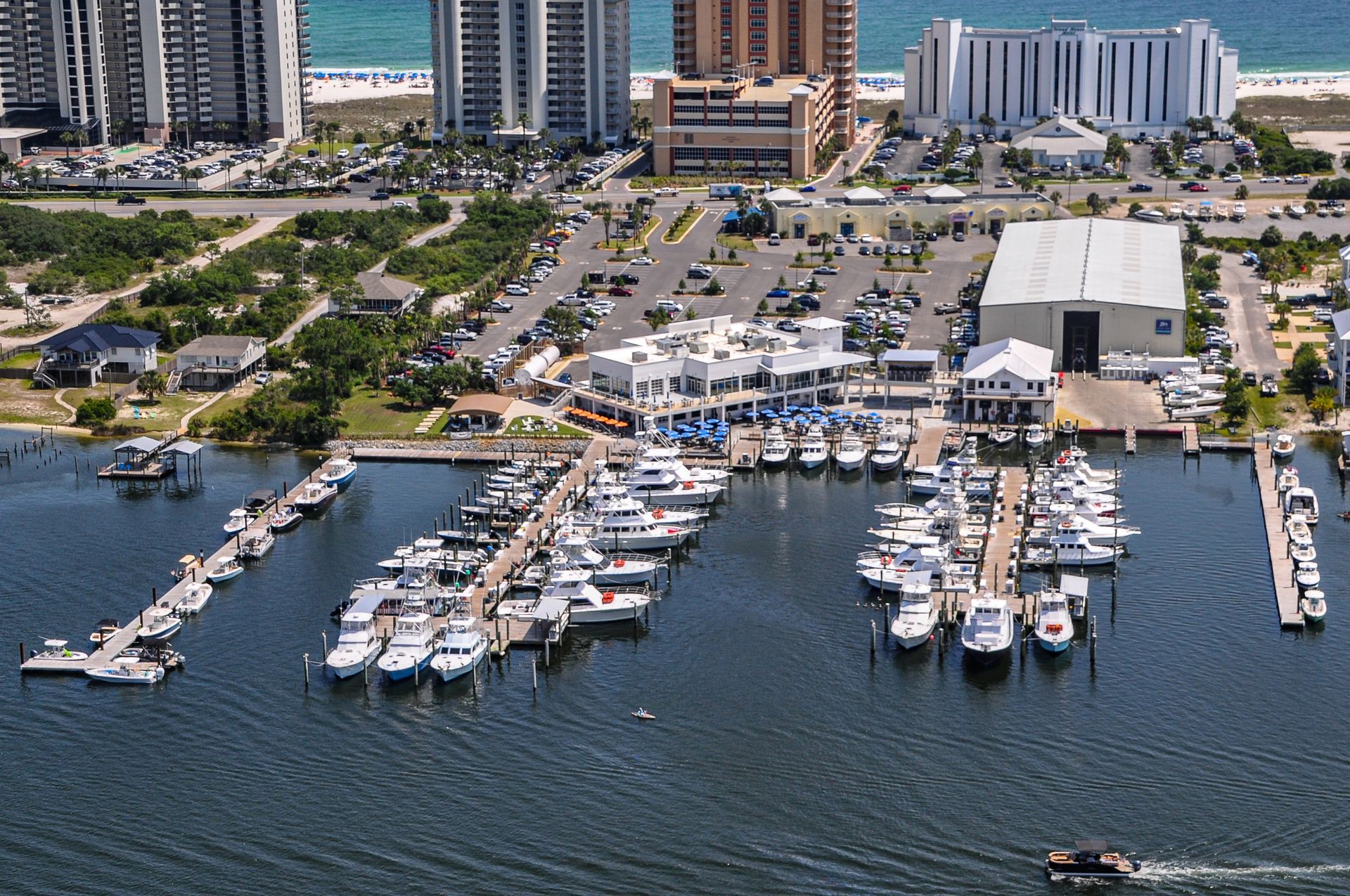 Zeke's Landing Marina on Cotton Bayou in Orange Beach